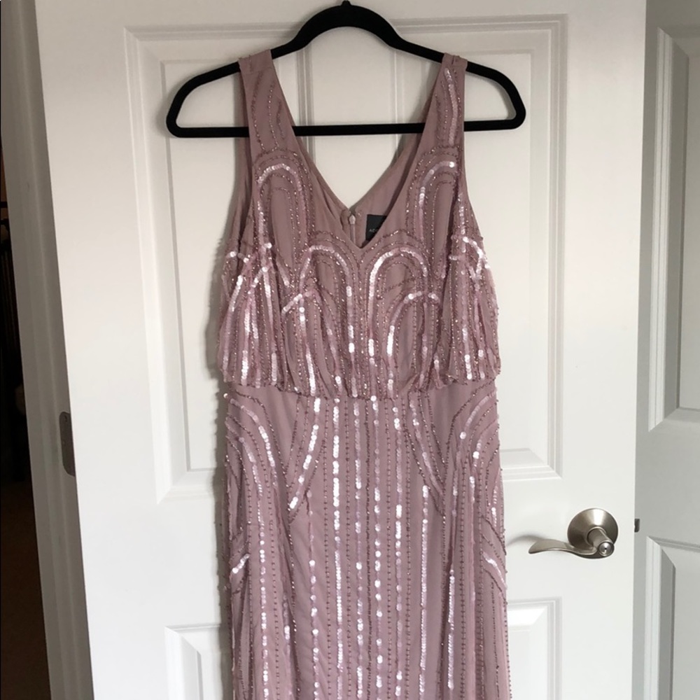 Adrianna Papell beaded gown